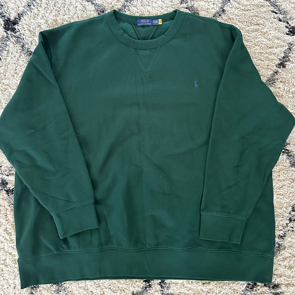 Polo by Ralph Lauren Green Crewneck Sweater